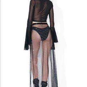 Sheer maxi skirt 🖤